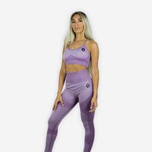 Load image into Gallery viewer, MAUVE CROSS BACK SPORTS BRA
